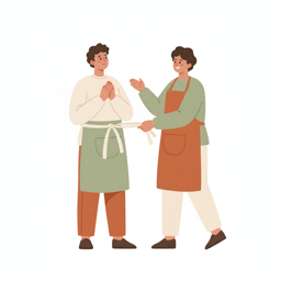 Hands nurturing a growing plant